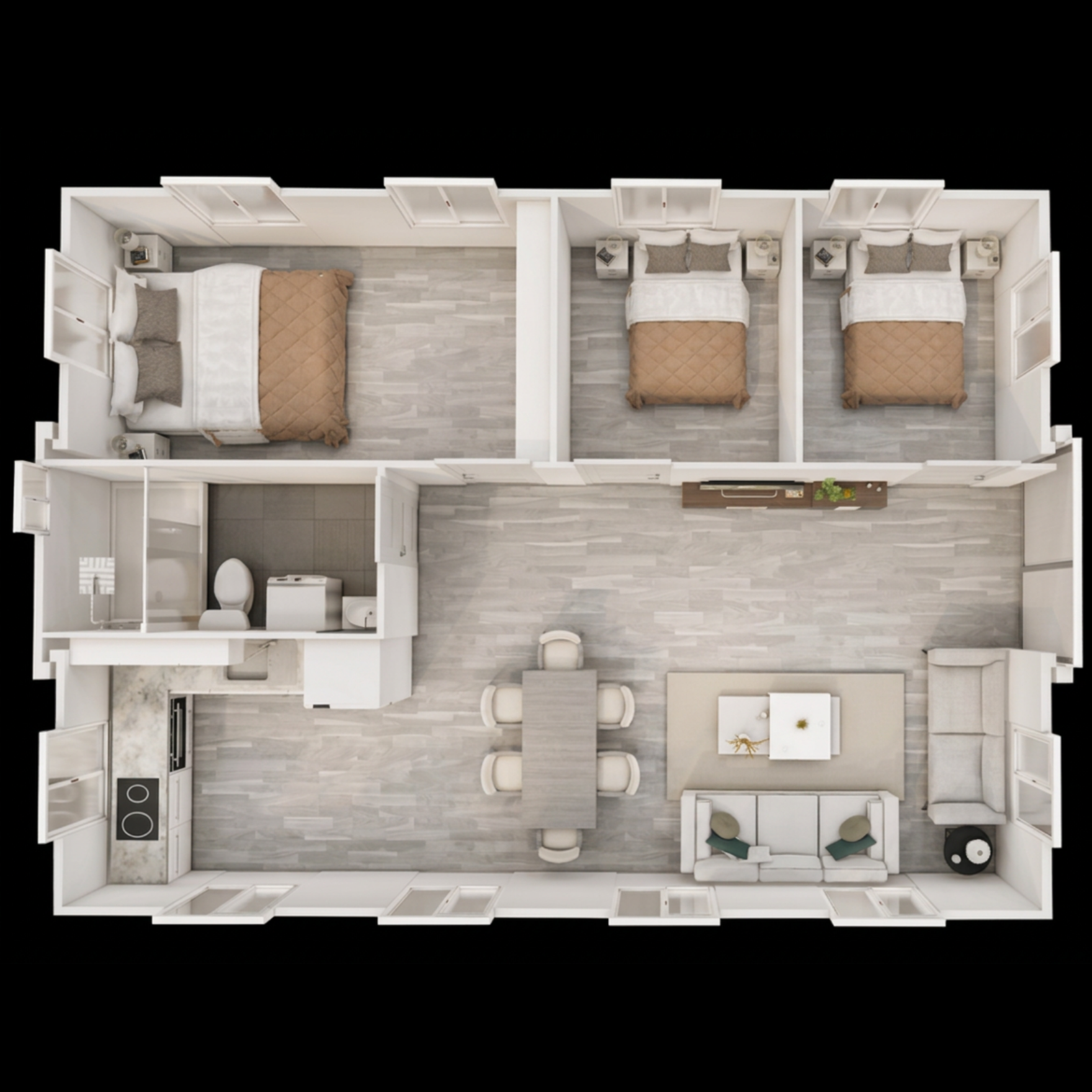 30ft Expander Luxe – 3 Bed