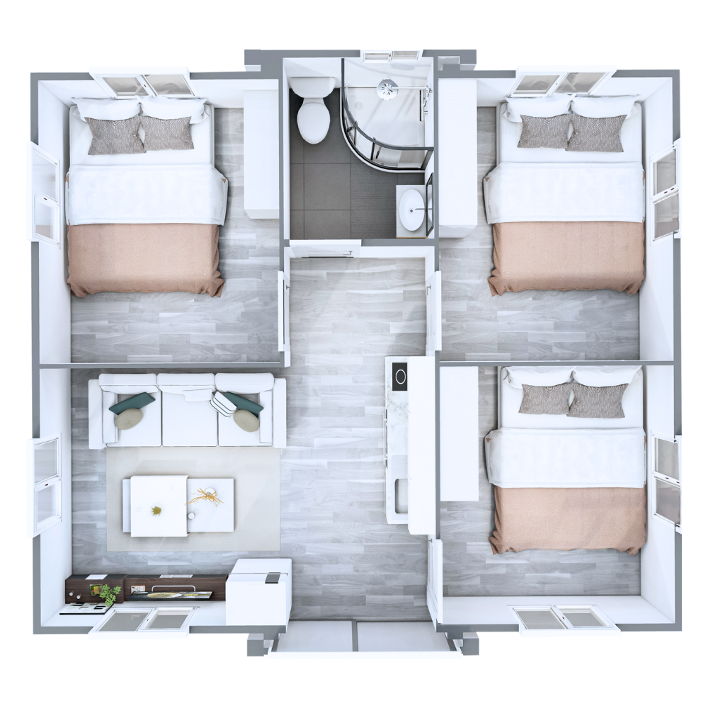 20ft Expander Luxe – 3 Bed