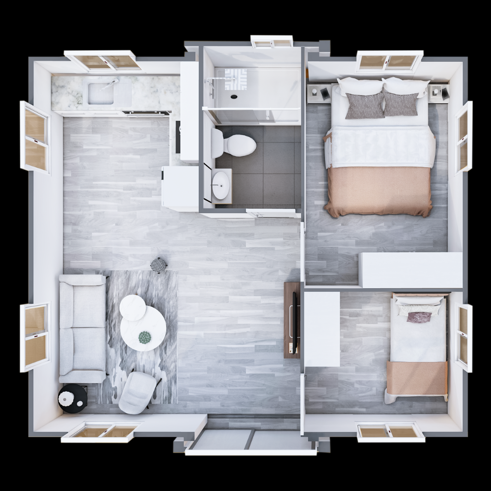 20ft Expander Luxe – 2 Bed