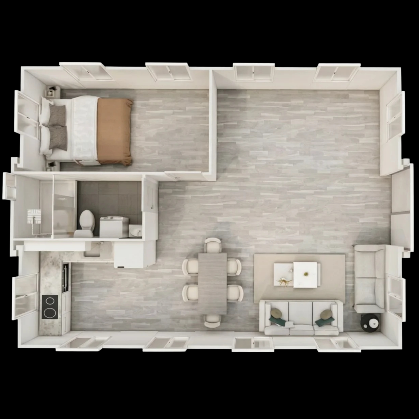 30ft Expander Luxe – 1 Bed