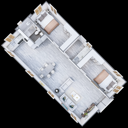 40ft Expander – 2 Bed + Laundry